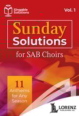 Sunday Solutions for SAB Choirs SAB Choral Score cover